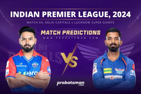 IPL 2024 Match 64 DC vs LSG Match Prediction