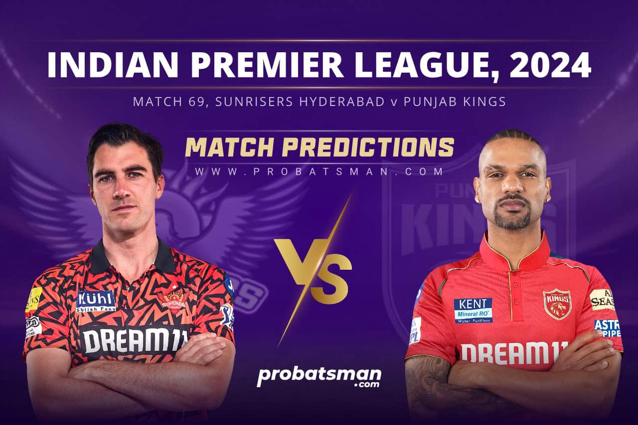 IPL 2024 Match 69 SRH vs PBKS Match Prediction