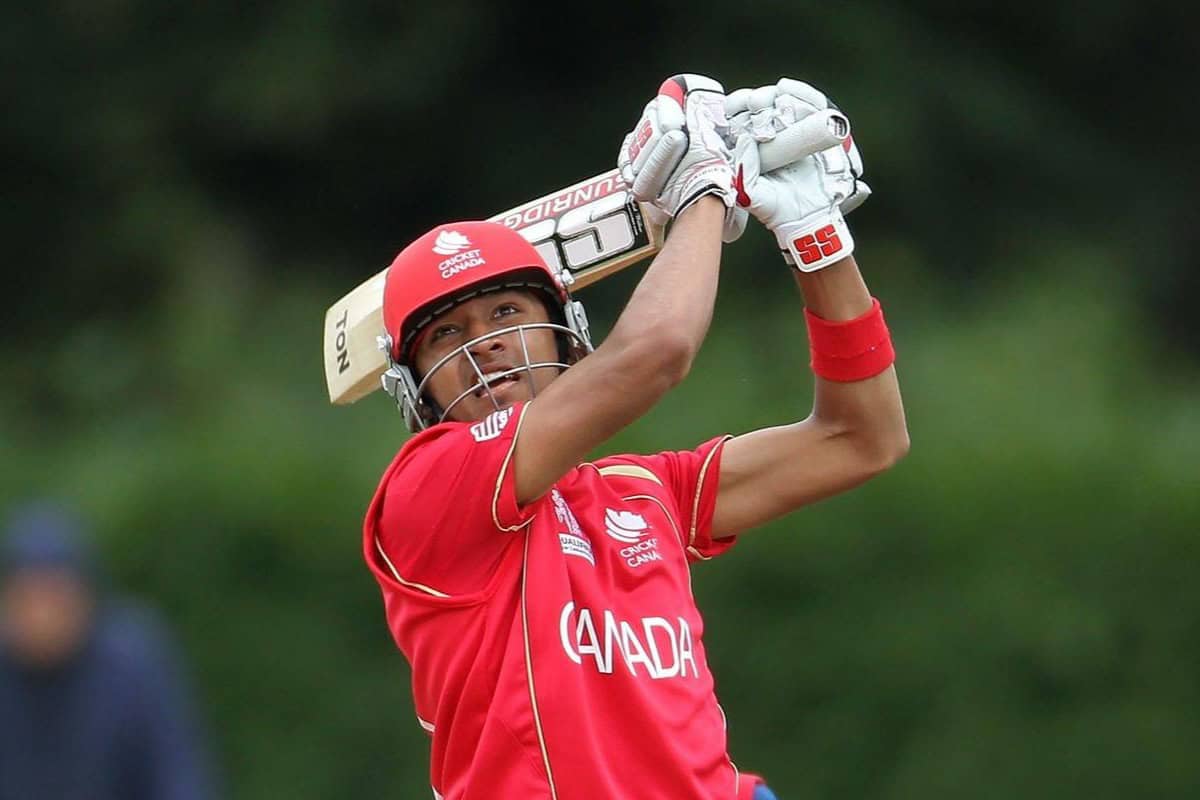 Nitish Kumar of Canada in ICC Cricket World Cup 2011