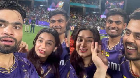 Rinku Singh Calls KKR Teammate ‘Bihari’ On Camera After IPL Trophy Win; Video Goes Viral