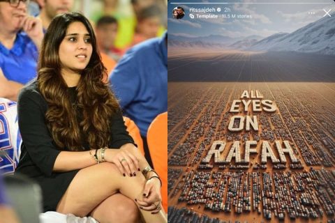 Rohit Sharma’s Wife Ritika Sajdeh Faces Backlash Over Palestine Post