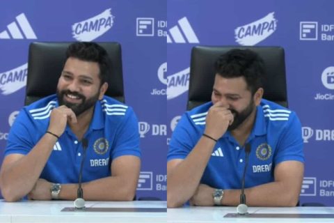 Rohit Sharma Bursts into Laughter When Asked About Virat Kohli's Strike Rate in T20 Cricket