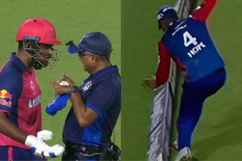 Out or Not Out? Internet Divided Over Sanju Samson’s Dismissal in DC vs RR Clash