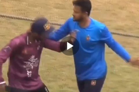 [Watch] Shakib Al Hasan Caught Trying to Choke Fan by the Neck for Attempting to Take a Selfie