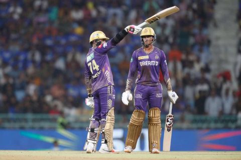 IPL 2024: Kolkata Knight Riders Become First Team to Score 200+ Total at Ekana Stadium in T20s