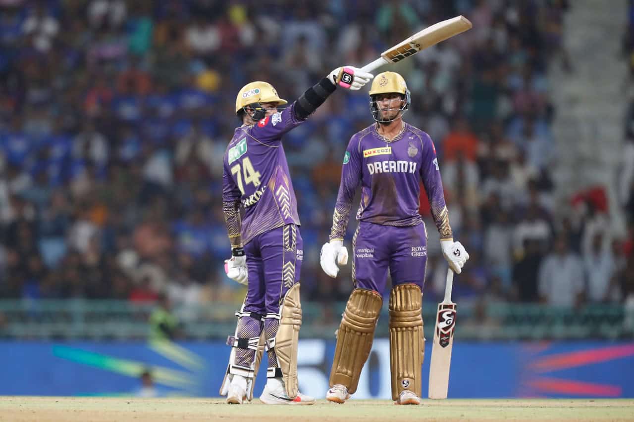 Sunil Narine and Angkrish Raghuvanshi