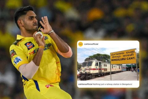 Tushar Deshpande Mocks RCB after Defeat against RR in Eliminator of IPL 2024