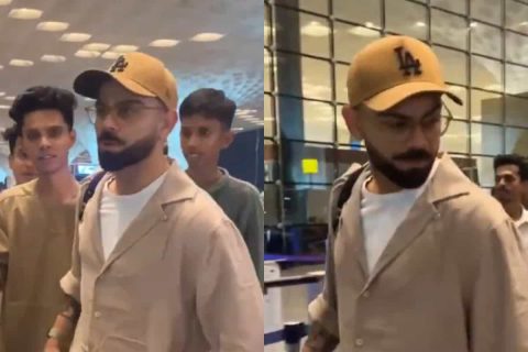 Virat Kohli Travels to USA for T20 World Cup 2024 with Wife Anushka Sharma and Kids