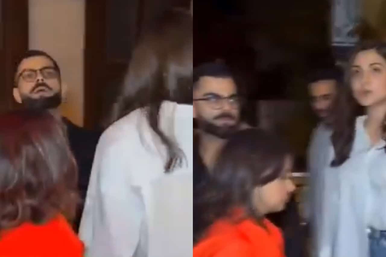 Virat Kohli Not Yet Travelled to USA; Spotted Having Dinner Party with Wife Anushka Sharma and Friends in Mumbai