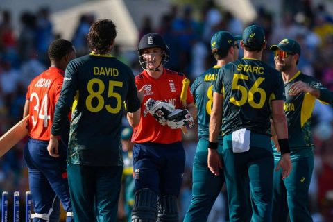 England Near Group Stage Exit After 36-Run Loss to Australia in T20 World Cup 2024