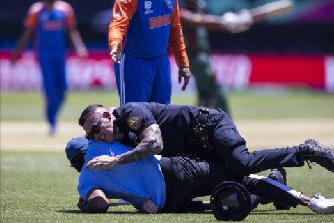 Fan Breaks Tight Security to Meet Rohit Sharma, Taken Down by US Police