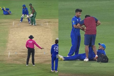 Afghanistan Team Accused of Cheating After Gulbadin Naib Fakes Injury in T20 World Cup