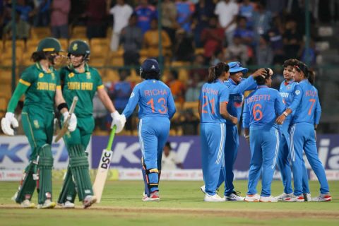 Pooja Vastrakar’s Final-Over Brilliance Seals Narrow 4-Run Win for India Women Against South Africa