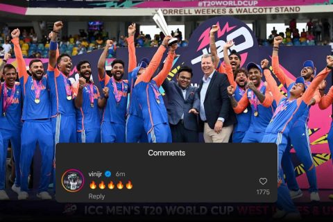 Real Madrid’s Vinicius Jr Celebrates India’s World Cup Win With Virat Kohli