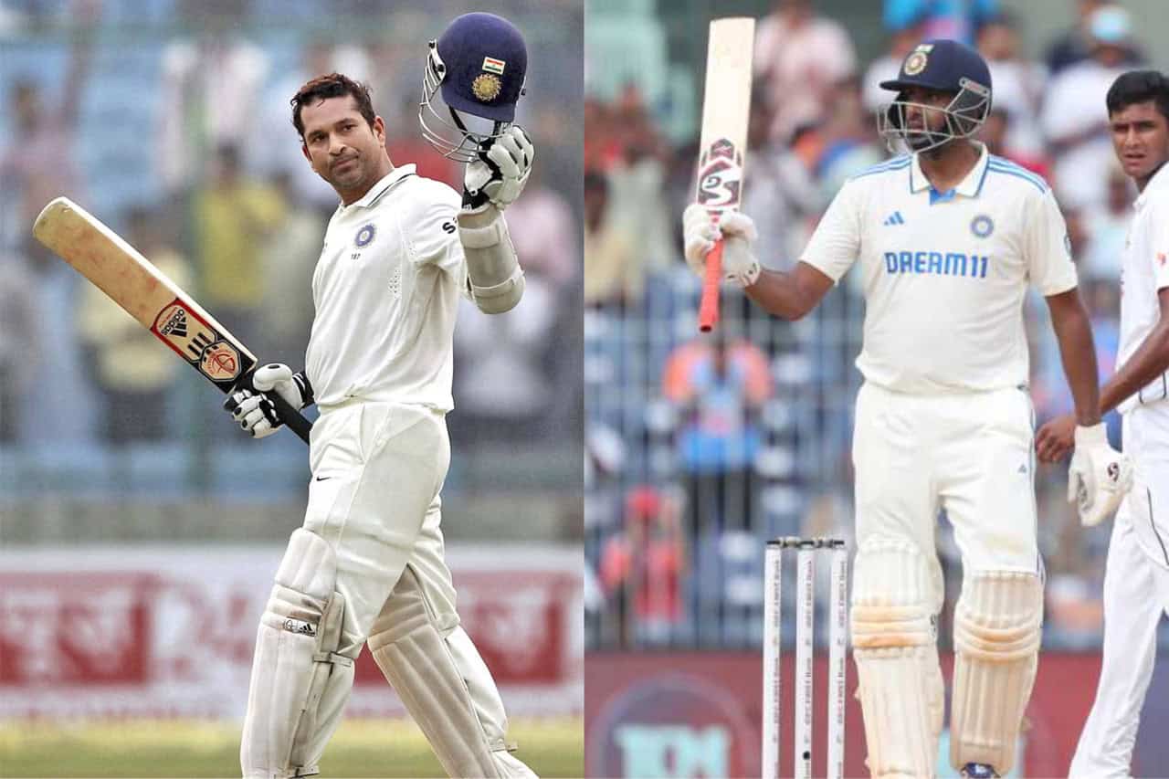 Sachin Tendulkar and R Ashwin
