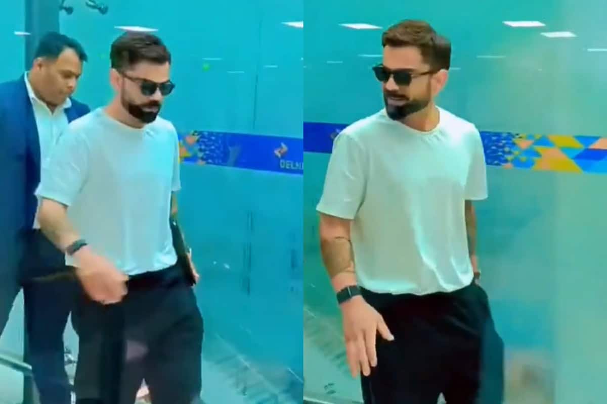 Virat Kohli reaches Kanpur before 2nd Test
