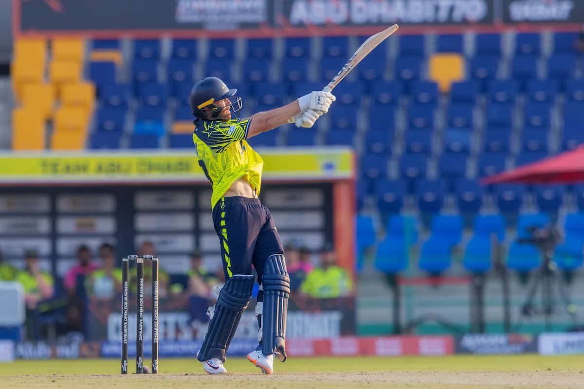 Phil Salt in action at Abu Dhabi T10 League
