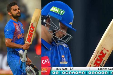 Why Was Delano Potgieter Using Virat Kohli’s MRF Bat? The Story Behind SA20’s New Star!