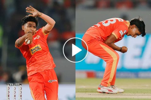 [Watch] Priya Mishra’s Bizarre Finger Gesture After Dismissing Aussie Stars Tahlia McGrath & Grace Harris in WPL 2025