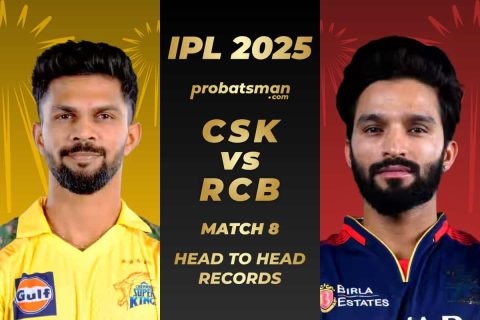 CSK vs RCB Head to Head Records Ahead of The 8th Match of IPL 2025
