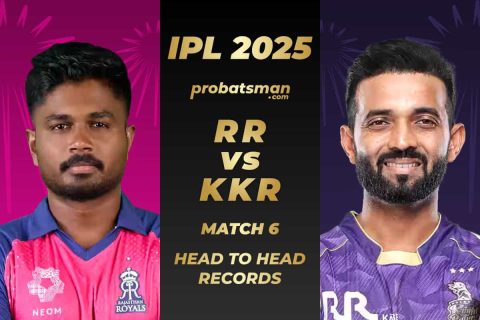 RR vs KKR Head to Head Records Ahead of The 6th Match of IPL 2025