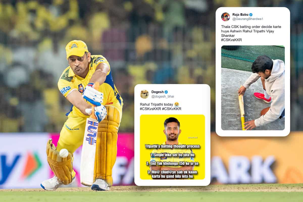 IPL 2025 CSK vs KKR Memes