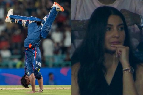 [Watch] ‘Stupid’ – Anushka Sharma Frustrated by Rishabh Pant’s Backflip Celebration in LSG vs RCB
