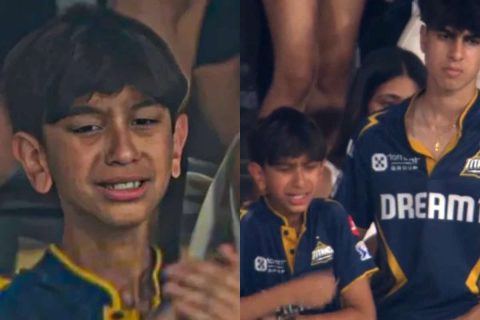 [Watch] Ashish Nehra’s Son Cries Like A Baby After Gujarat Titans Lose IPL 2025 Eliminator