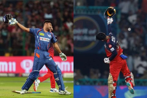 [Watch] Jitesh Sharma Recreates Famous Avesh Khan’s Helmet Celebration After RCB Beat LSG