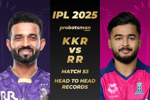 KKR vs RR Head to Head Records Ahead of The 53rd Match of IPL 2025