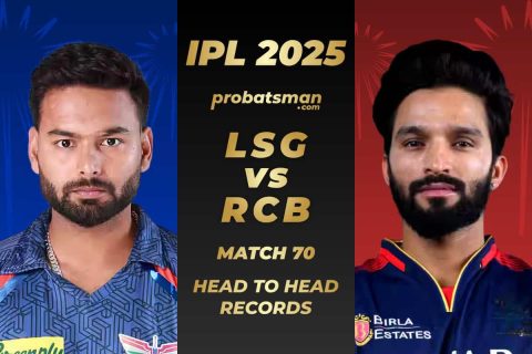 LSG vs RCB Head to Head Records Ahead of The 70th Match of IPL 2025