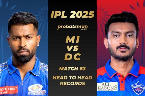 MI vs DC Head to Head Records Ahead of The 63rd Match of IPL 2025