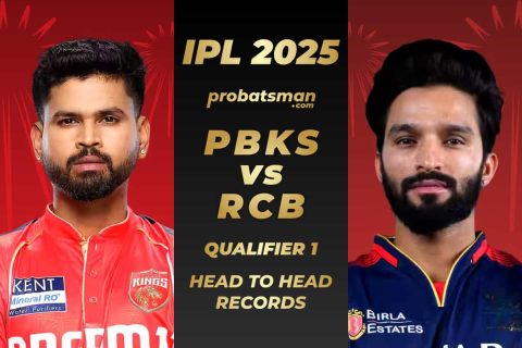 PBKS vs RCB Head to Head Records Ahead of The Qualifier 1 of IPL 2025