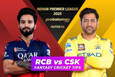 RCB vs CSK Dream11 Prediction, Fantasy Cricket Tips, Player Stats For 52nd Match of IPL 2025