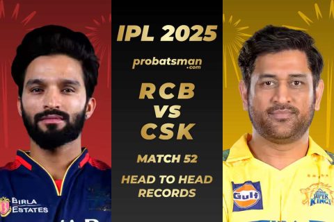 RCB vs CSK Head to Head Records Ahead of The 52nd Match of IPL 2025