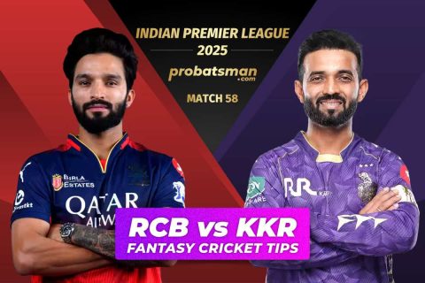 RCB vs KKR Dream11 Prediction, Fantasy Cricket Tips, Player Stats For 58th Match of IPL 2025