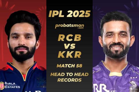 RCB vs KKR Head to Head Records Ahead of The 58th Match of IPL 2025
