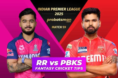 RR vs PBKS Dream11 Prediction, Fantasy Cricket Tips, Player Stats For 59th Match of IPL 2025