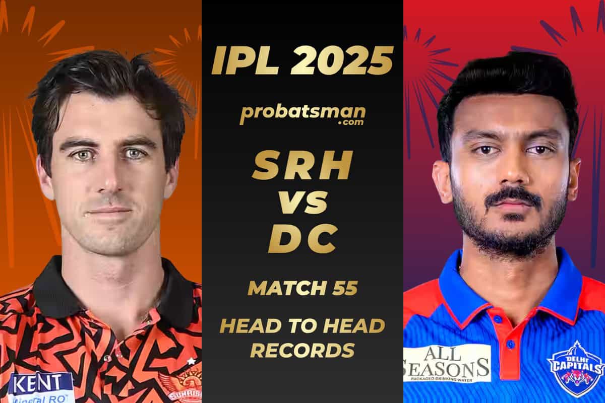 SRH vs DC Head to Head Records Ahead of The 55th Match of IPL 2025 SRH vs DC Head to Head Records ahead of 55th Match of IPL 2025