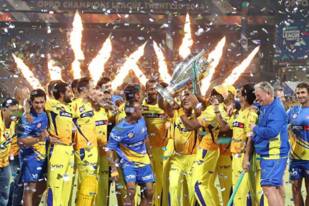 CSK Lifts Champions League T20 Trophy