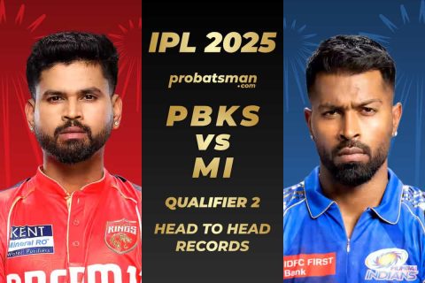 PBKS vs MI Head to Head Records Ahead of The Qualifier 2 of IPL 2025