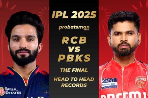RCB vs PBKS Head to Head Records Ahead of The Final of IPL 2025