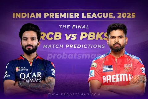 IPL 2025 Final: RCB vs PBKS Predictions – Who will win Today? Match Preview, Expert Tips, Toss & Win Probability