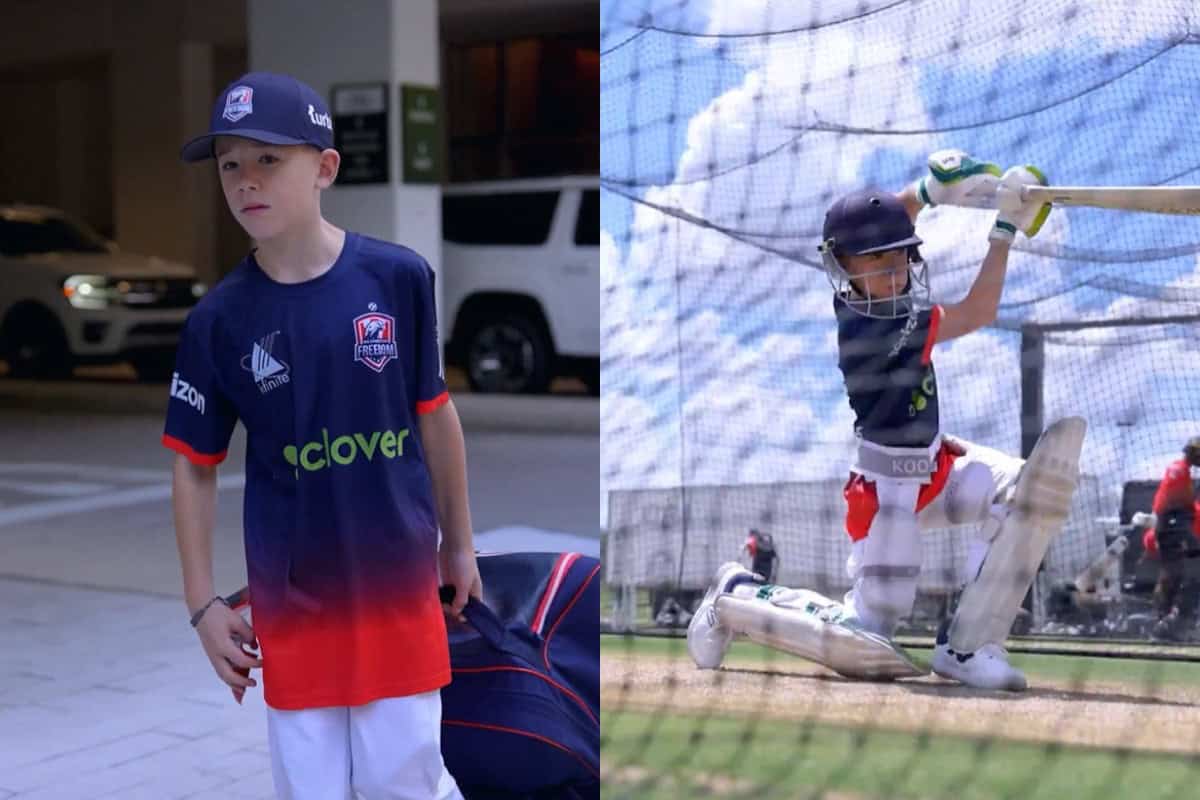 Ricky Ponting’s Son during Washington Freedom Net Sessions in MLC 2025