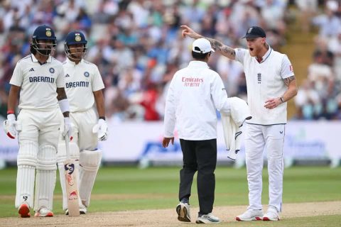 [Watch] Ben Stokes Heated Argument With Umpire Over Yashasvi Jaiswal’s DRS Call on Day 3 at Edgbaston
