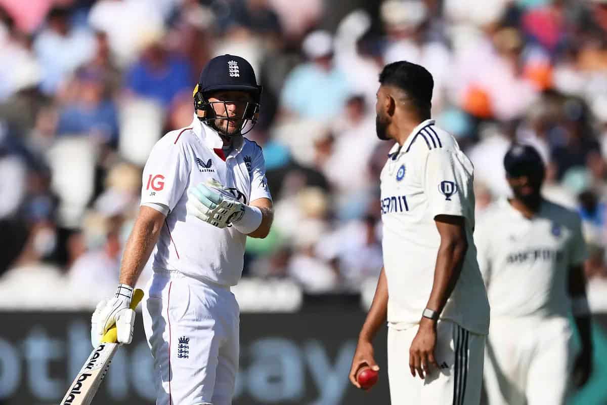 Mohammed Siraj Sledges Joe Root on Day 1 of India vs England 3rd Test at Lord's