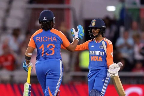 India Women Seal First T20I Series Win in England with Confident Chase at Old Trafford