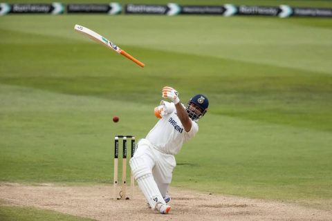 [Watch] Rishabh Pant Sends Bat Flying in Edgbaston Test, Crowd Bursts Into Laughter