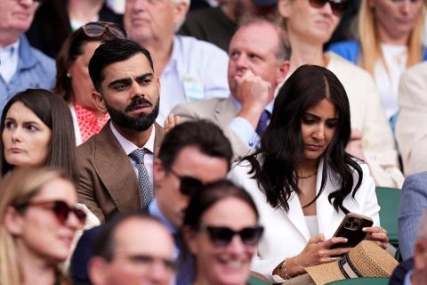 Virat Kohli at Wimbledon! Spotted Cheering Djokovic With Anushka Sharma