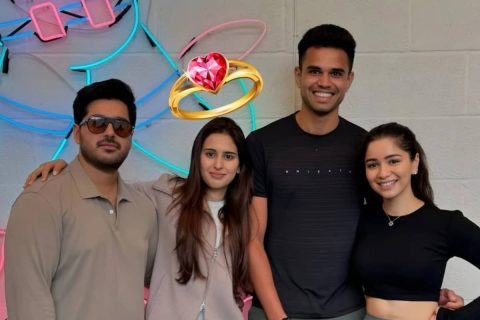 Sachin Tendulkar’s Son Arjun Tendulkar Engaged To Saaniya Chandok In Private Ceremony
